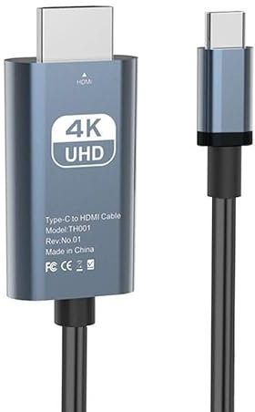 Multibao 2M Type C USB C To HDMI 4K Cable Adapter Mobile Phone Tablet HDTV Converter For Samsung Galaxy HUAWEI Macbook Xiaomi HTC