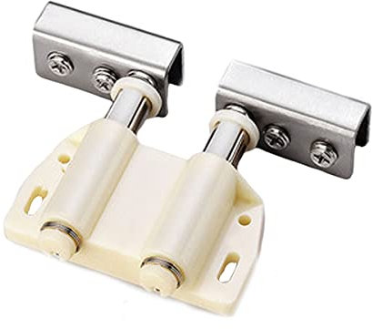 BULINO Chiusura Magnetica, Porta in Vetro da 5-8 mm Chiusura Magnetica con Chiusura a Scatto in plastica con Morsetto 2 Set,B (Size : B)