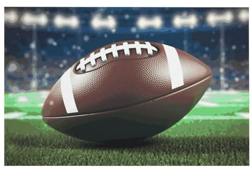 Fußmatte Home Welcome Mats Outdoor Indoor Fußmatte Front Back Door Mats American Football Fußmatten für Eingangsbereich Outdoor Türmatten rutschfeste Bodenmatte für Hauseingang Eingang Hof, Boden