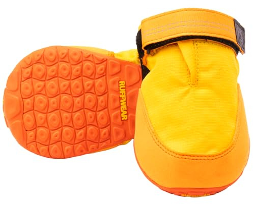 RUFFWEAR Summit Trex Hundeschuhe, große Hundestiefel und Hundelaufschuhe, Hundewanderstiefel zum Wandern, Outdoor-Hundepfotenschutz, Größe XXS, Sunrise Yellow (Paar)