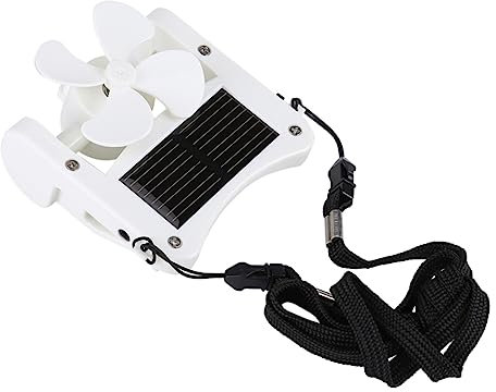 Toyvian Solar Mini Fan Cap Headwear Fan Energy-saving Cooling Hat for Outdoor Activities