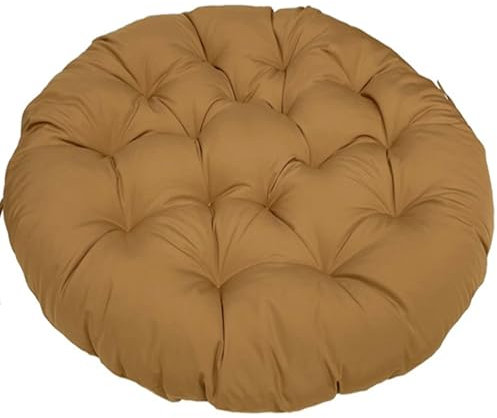 Odaima Papasansessel Sitzkissen 50x50/60x60 /80x80 cm Bodenkissen Kissen, Stuhlauflagen Wasserdicht,Schwenksessel Rundes Gartenstuhlkissen Outdoor/Indoor(Color6,120x120cm)