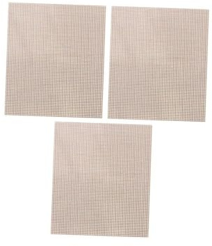 Alipis 3piezas Estera De Barbacoa Antiadherente Para Hornear Pescado Tapete Para Parrilla De Alta Temperatura Para Exteriores y Fiestas