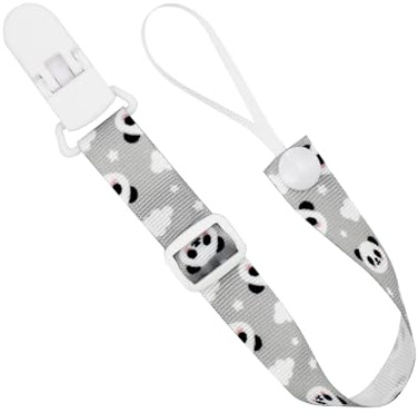Schnuller-Clip, Schnullerhalter Clip, Leash Holder Anti-Drop, Zahnriemen Universal Halterungsgurt für Schnuller Beißringriemen für und Mädchen