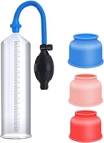 YIBINKG Strong Suction Men's Booster Vacuum Enhancement Pump with High Seal for Men to be a Bigger Men, Enlargement Device Bigger Vacuum Air Pump Extender Device Muscle Strength (UP)
