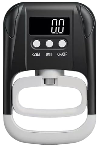 Akfldms Allenatore di Forze della Presa A Mano Tester del Misuratore di della Presa Elettronica per Uso Scolastico per Gli Studenti per Adulti per L'Esame di Scuola Secondaria in Bianco e N