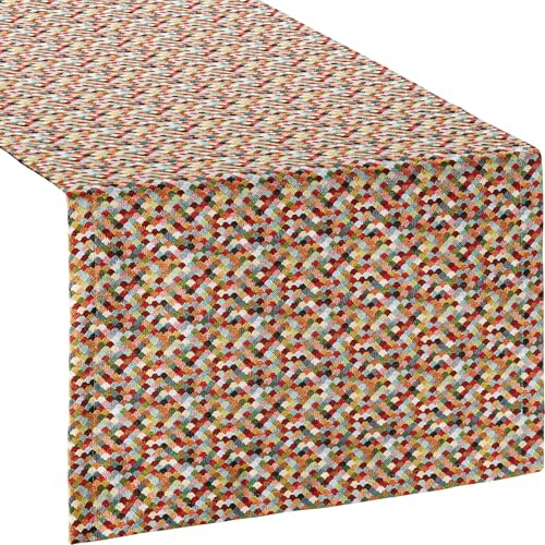 Sander Tischläufer Pin bunt Größe 50x140 cm