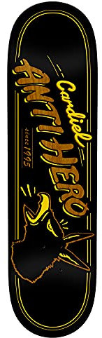 Cardiel Burro Skateboard, 8.62 x 32.25, Schwarz
