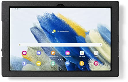 Tabdoq Lite Support Mural Tablette | Support Tablette Mural | Fixation Sécurisée et Robuste Idéale Maison et Entreprise | Compatible Samsung Galaxy Tab A8 | 10,5 Pouces | Noir