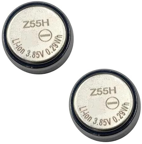 Ukkipower 3.85V 0.29Wh 2PCS Z55H Ersatz Akku Kompatibel mit WF-1000XM4 WF1000XM4 WF-SP900 Bluetooth Headphones Batterie Series Z55H CP1254