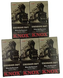 5X 24 Räucherkerzen 'Größe M' Blumig & Fruchtig/Exotisch/Mischungen/Sonderedition (5X Eisenbahn Duft 016530)