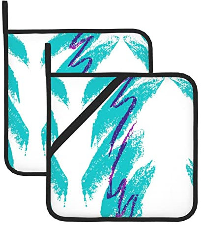 Tappetino quadrato isolato per forno a microonde e forno a microonde, per piatti da cucina, ecc.