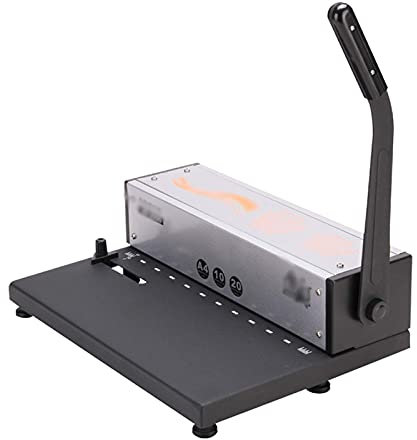 10 Löcher manuelle Spulenbindemaschine Buchbindemaschine Stanzmaschine Büro-Desktop-Tool