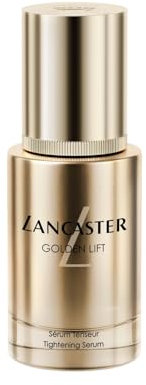 LANCASTER Golden Lift Tightening Serum | Sérum facial especialista en revertir el fotoenvejecimiento | Para todo tipo de pieles | 30 ml