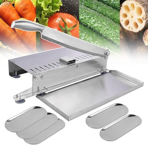 Meat Slicer, Food Slicer, Ribs Meat Chopper for Chop Ham Bacon Vegetables Fish Jerky - Home Kitchen Meat Slicing Machine
