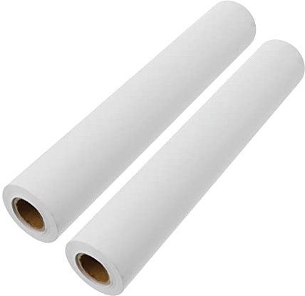 DOITOOL 2rollen Malpapierrolle Weiß Geschenkpapier Robustes Zeichenpapier Plakatpapier Für Bastelprojekte Geeignet Für Ölfarben Kreide Buntstifte Marker Und Mehr