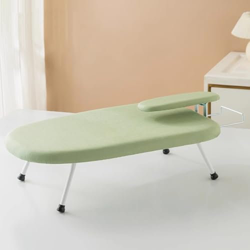 ZJPOJPH Piccolo Tavolo da Stiro, ASSE da Stiro Pieghevole per la casa, Mini ASSE da Stiro da Tavolo, ASSE da Stiro con ASSE da Stiro Retrattile, ASSE da Stiro Multifunzionale, E