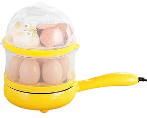 Padella Antiaderente Per Uova, Bollitore Elettrico, Padella Compatta Multifunzionale Per Bistecca Frittelle Spuntini E Cena