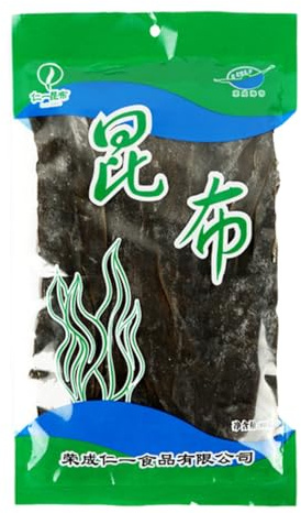 BaiLiSnacky Kombu Secco 80g | Alga Kombu Naturale Essiccata | Ingrediente Tradizionale Della Cucina Asiatica E Giapponese Per Zuppa Di Miso Insalate E Altro