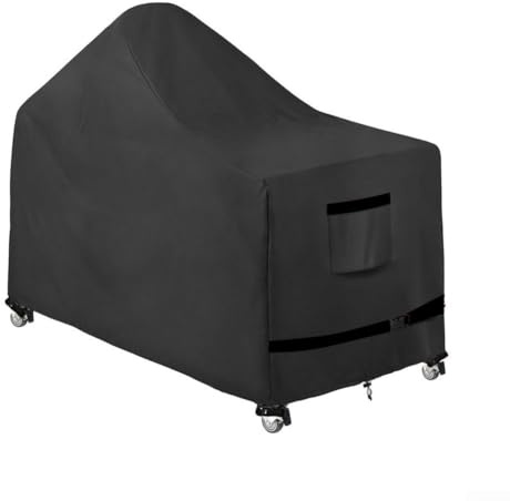 SMZhomeone Housse de barbecue imperméable et résistante pour table de barbecue à œufs verts XL pour chariot Kamado, tissu Oxford 420D avec protection UV et vent, cordons de serrage réglables et