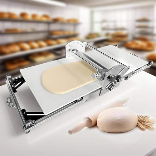 Laminoir électrique Professionnel, Machine à Plier Et à Rouler La Pâte, Laminoir à Croissants, Construction En Acier Inoxydable, épaisseur Réglable De 2 à 30 Mm, Pour Boulangerie, Pizzeria, Pâte Pizza