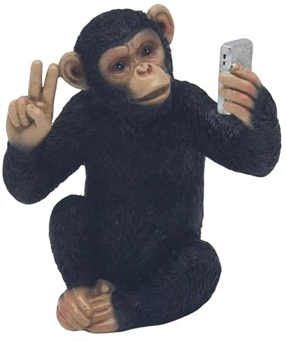 Lesser & Pavey Cheeky Monkey Selfie Decor Figurine
