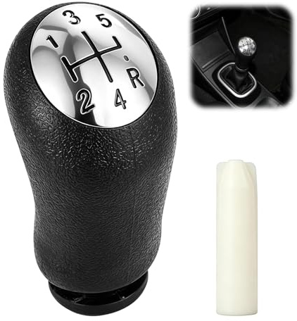 Pommeau de Levier de Vitesse Manuel 5 Vitesses compatible avec Renault Clio