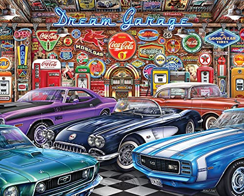 Springbok's 1000 Piece Jigsaw Puzzle Dream Garage