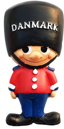 3D Royal Guard of Dänemark Kühlschrankmagnet Souvenir Geschenk Magnetsticker Kollektion