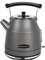 Rangemaster RMCLDK201GY Grey Cordless Electric 1.7L 3kW Classic Kettle with Quick & Quiet Boil, Boil Dry Protection & 2 Year Guarantee (Grey)
