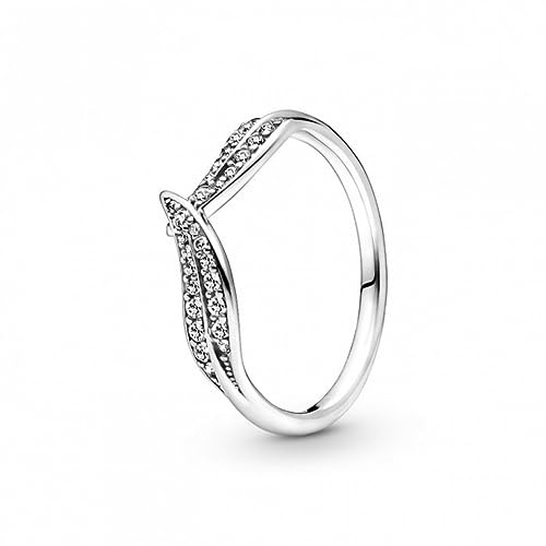 Pandora Funkelnde Blätter Ring in Sterling Silber mit Zirkoniasteinen aus der Pandora Moments Collection
