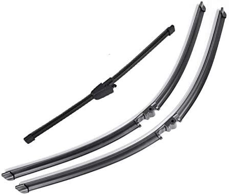 Escobillas de limpiaparabrisas Delanteras y traseras, para VW Touareg 2003-2007, Escobillas de limpiaparabrisas de Coche Limpiaparabrisas Ventana de Coche