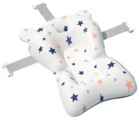 Baby Badekissen für badewanne,Baby Bad Stützkissen schwimmkissen Schnell Trocknend, Verstellbar, Leicht, Baby Bad Kissen Pad für Neugeborene