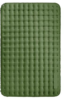 GGZONE Aufblasbare Isomatte, 2-Personen-Campingmatte, tragbare Luftmatratze, Dicke wasserdichte Isomatte (Farbe: Blaue Matte mit Pumpe) (grüne Matte mit Pumpe) Beautiful Scenery