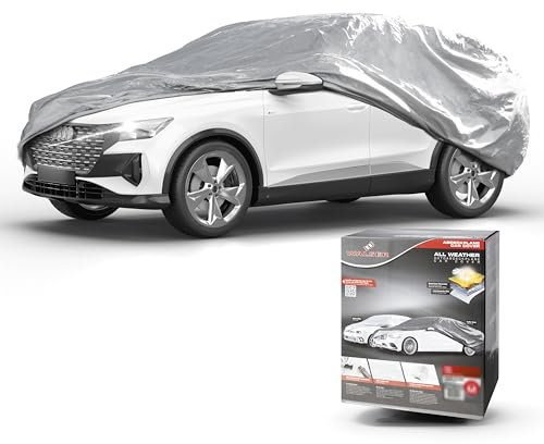 WALSER Lona Impermeable para Todo Tipo de Clima, Impermeable, 100% Impermeable, Color Plateado