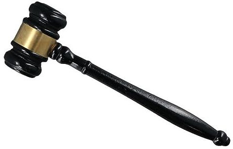 dohobby Unternehmen, Hammer Gericht, Richter Block Anwalt Auktion