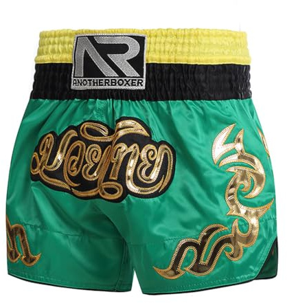 Jungerhouse Short de Boxe Homme MMA Short d'Entraînement et Kick Boxe Short de Muay Thai Short de Combat Shorts pour Kickboxing Adultes et Enfants