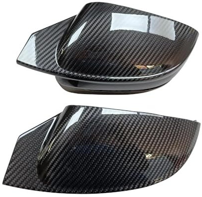 QCHIAN Rückspiegelkappe Für BMW G42 G20 G28 G22 G23 G26 M400i G30 G38 G32GT G11 G12 G14 G15 G16 17-22 M Look Ersetzen Spiegel Abdeckung LHD Auto Spiegelkappen