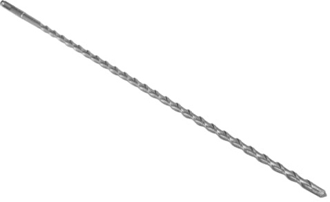 1 Stück SDS Plus-Bohrhammerbohrer, 500 mm, extra lang, 10 mm Durchmesser, Betonbohrer, Schlagbohrer, Hartmetallspitze, Steinbohrer for Beton, Ziegel, Stein