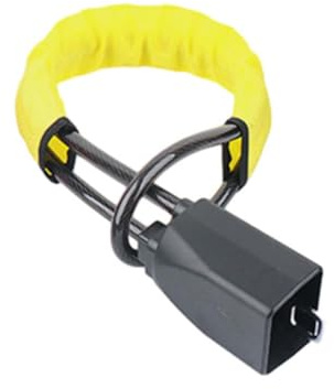 LWKJDHS Candado de Volante para Coche para Toyota Vios 2004-2007, Antirrobo Coche Bloqueo Inmovilizador Volante Cinturon Antirrobo Accesorio,A-Yellow