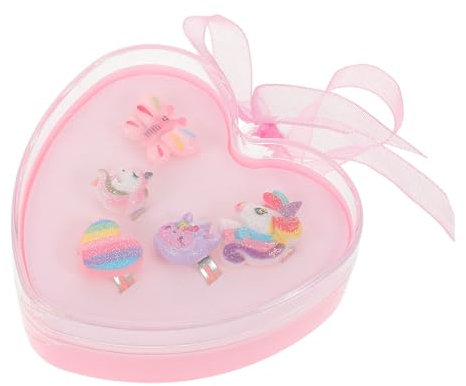 JOINPAYA Verstellbare Einhorn Ringe Für Kleine Mädchen Kinderschmuck Leicht Und Sicher Zum Verkleiden Geburtstag Party Favors Und Spielspaß Buntes Design Kleine Geschenke