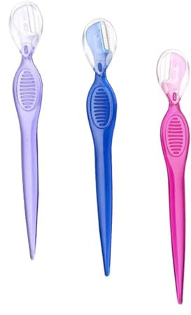 Healeved 3stücke Augenbrauenschneider Aus Edelstahl Augenbrauentrimmer Augenbrauenformer Beauty-make-up-tools Tragbar Kompakt Für Unterwegs Einfach Zu Reinigen Rutschfester Griff Geeignet