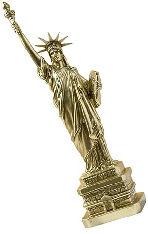 MAGICLULU Freiheitsstatue Resin Figur Deko Für Büro Und Zuhause Stabile Langlebige Büroskulptur Kreative Tischdekoration Kompakte Vielseitige Wohnkultur Ornamente
