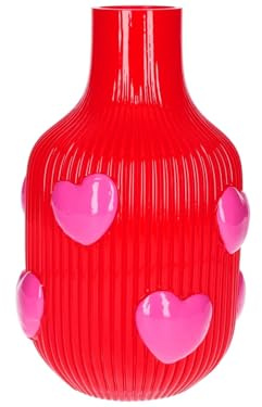 Giftcomany L'Amour Vase Herzen rot 25cm