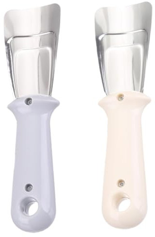 Toddmomy 2 Pezzi Raschietto per Ghiaccio Inossidabile per Sbrinamento Frigorifero e Congelatore Design Ergonomico Facile Resistente per Speciali