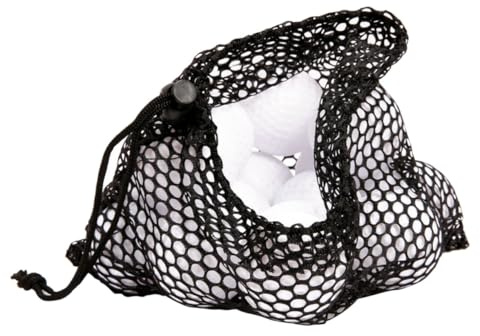 VICASKY Sturdy Mesh Drawstring Storage Bags Large Size 3pcs Black Lightweight and Neat Storage Can Carry 50 Balls for Tennis Ball and Table Tennis Carrying Holder for Sports