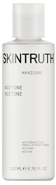 Skintruth Professional Strength Pure Acetone Nail Polish Remover 200ml | Residue Free Multi Purpose Purifying Solvent For Salon Surface Preparation And Lacquer Removal