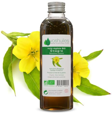 VOSHUILES.COM HUILES ESSENTIELLES & VEGETALES Huile Végétale BIO d'Onagre - 50ml
