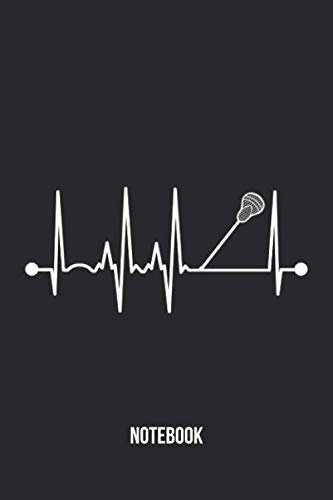 Notebook: Lacrosse Heartbeat Journal for Lacrosse Players