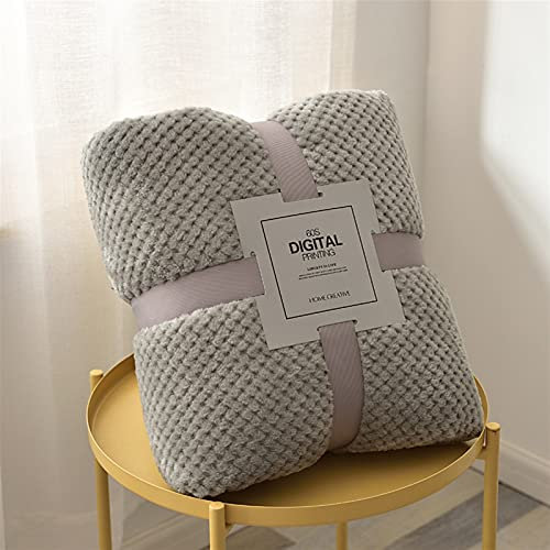 BESTORI Strickdecke Kuschelig Sofadecke Wohndecke Boho Style Gewebte Decke Grau 100×150cm